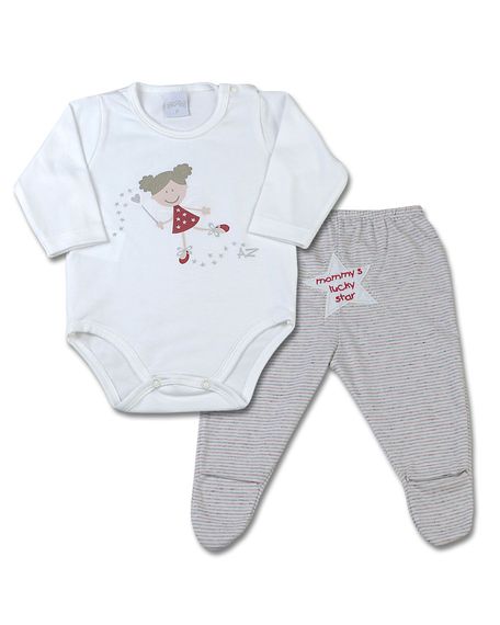 Pijama Conjunto de Bebê com Body e Calça